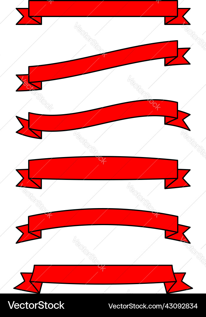 Ribbon bow tag and label element set Ribbon bow tag and label element set Vector Image