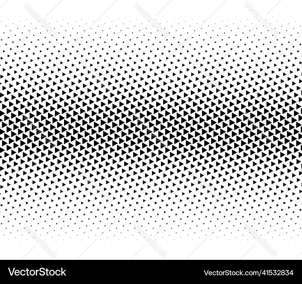 Triangle halftone texture pattern geometric Triangle halftone texture pattern geometric vector image
