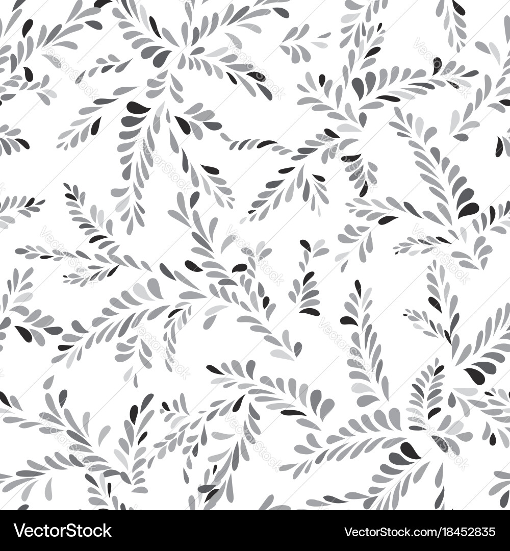 Floral Branch Seamless Pattern Vector Image