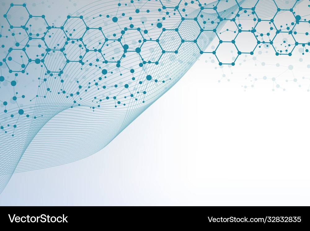 Science network pattern connecting lines and dots Science network pattern connecting lines and dots vector image