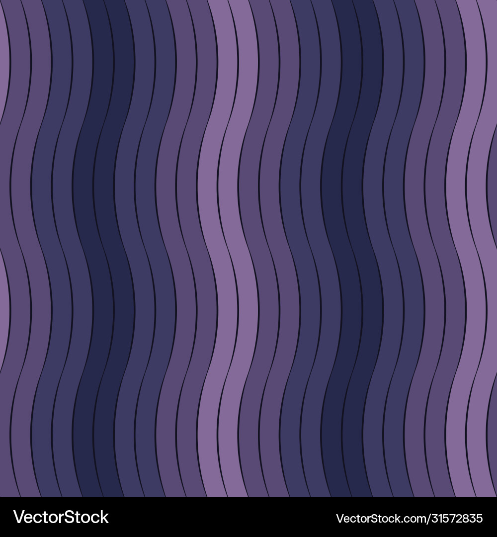 Seamless repeating pattern wavy lines Vector Image