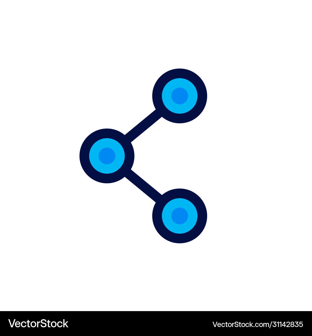 Share icon in simple design Share icon in simple design vector image