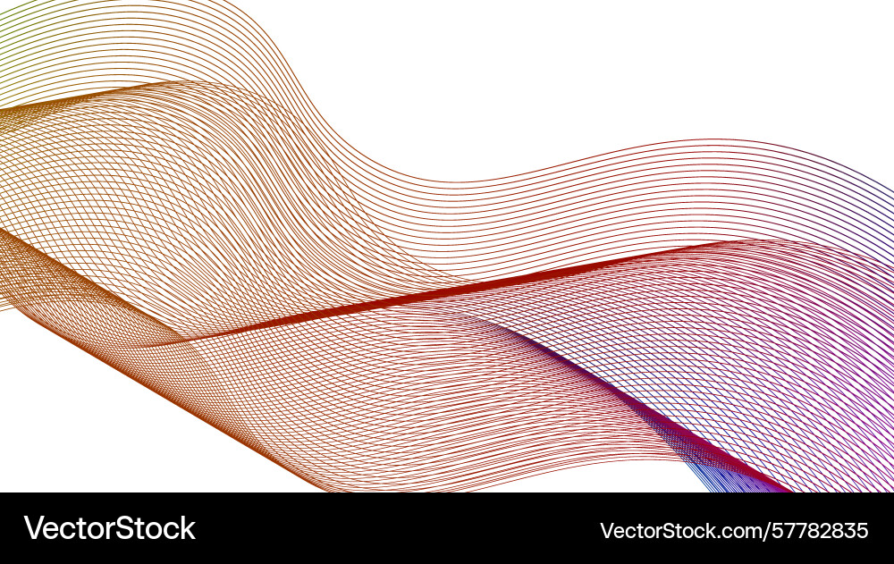 Wavy blend curved lines design gradient abstract Wavy blend curved lines design gradient abstract Vector Image