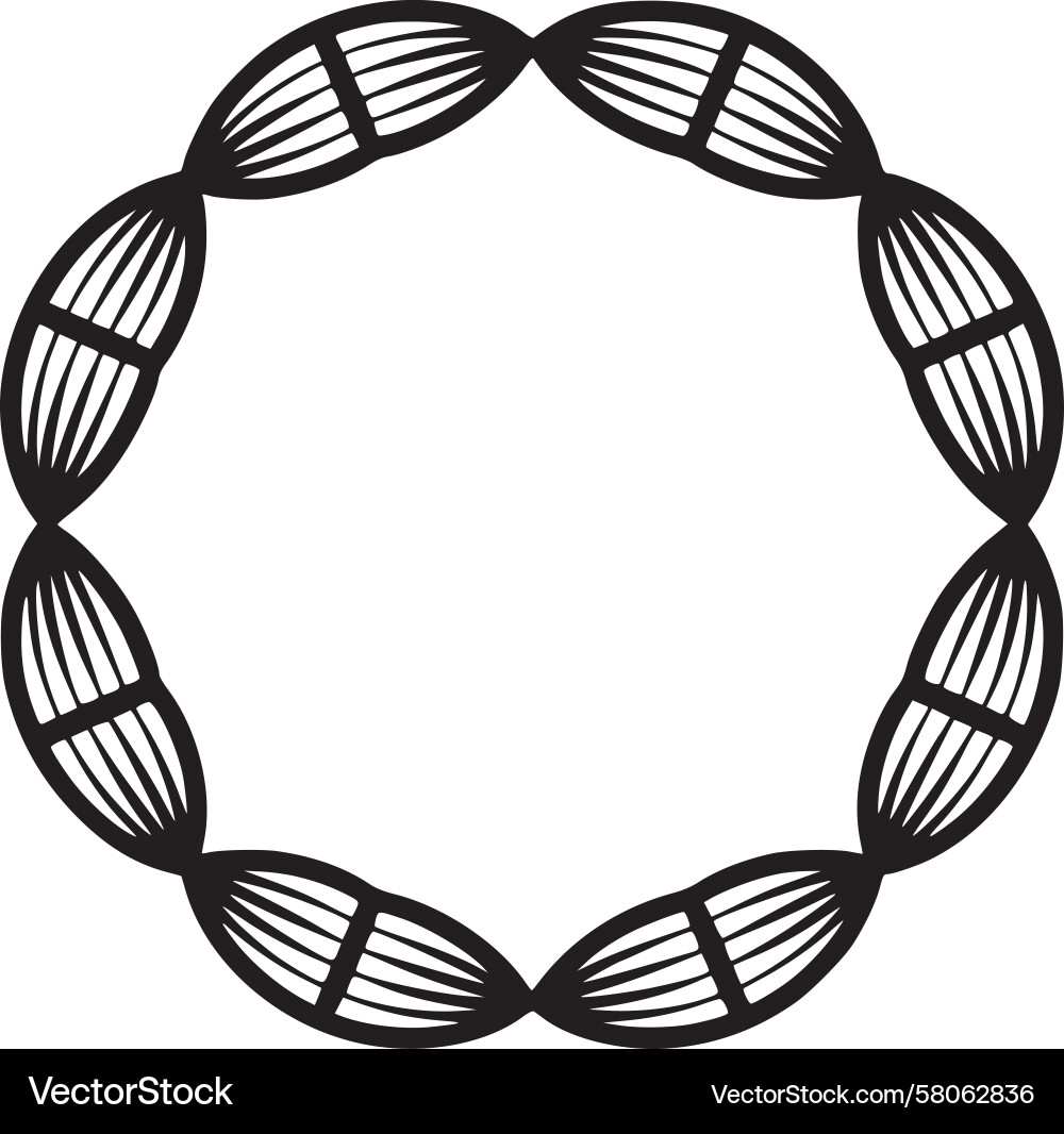 Abstract Circular Pattern Vector Image