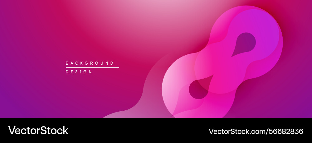 Abstract pink gradient design fluid shapes create Abstract pink gradient design fluid shapes create vector image