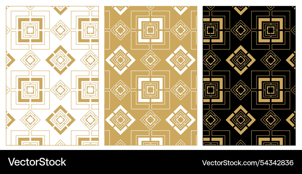 Set of patterns with crosses stripes lines Vector Image