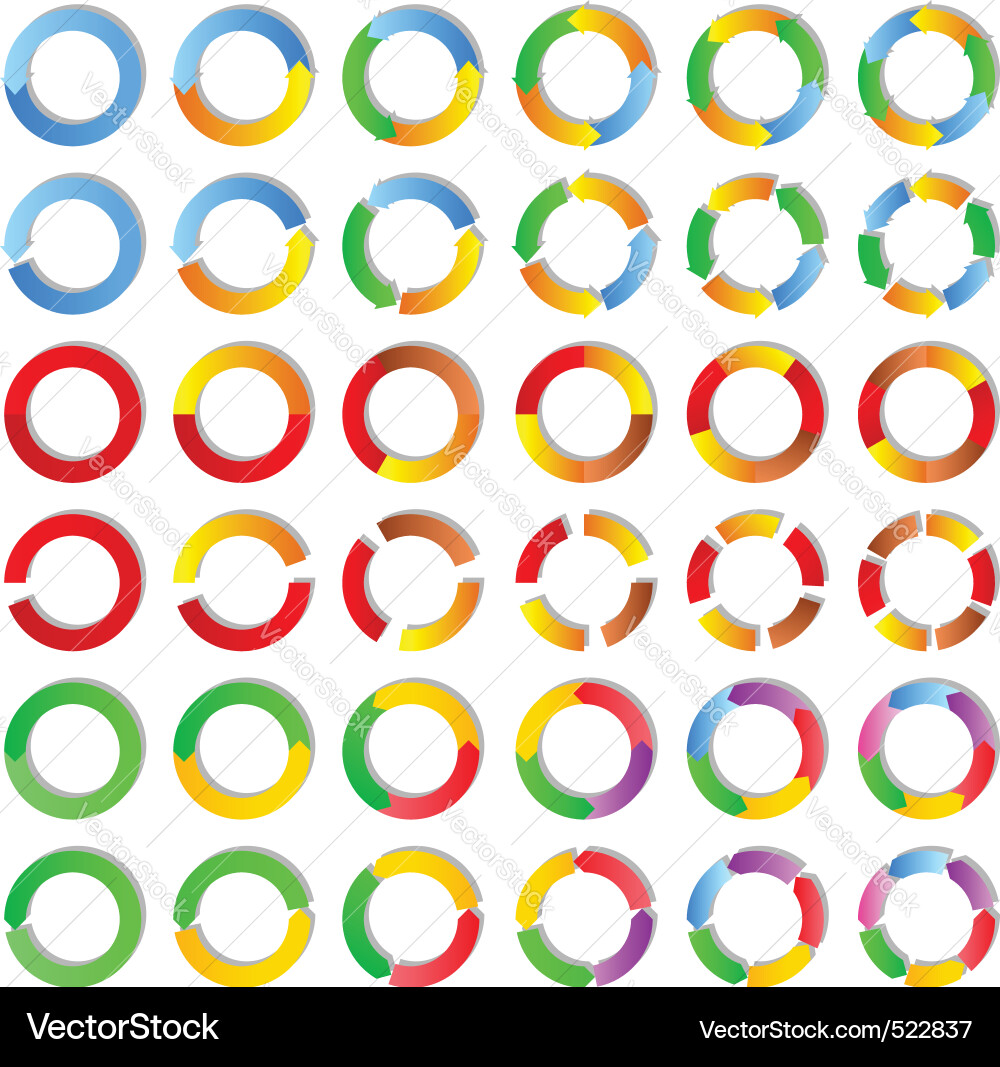 Abstract Circular Motion Vector Image