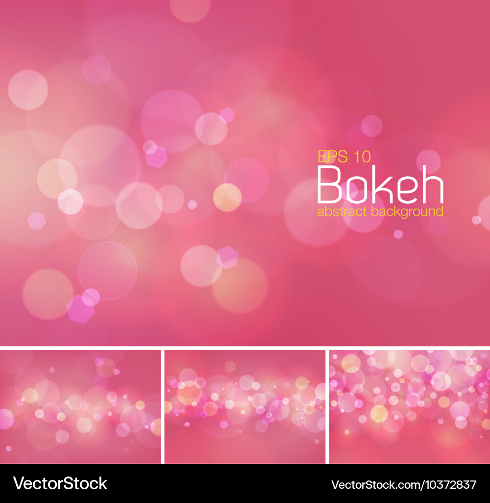 Bokeh and blur abstract background vector image