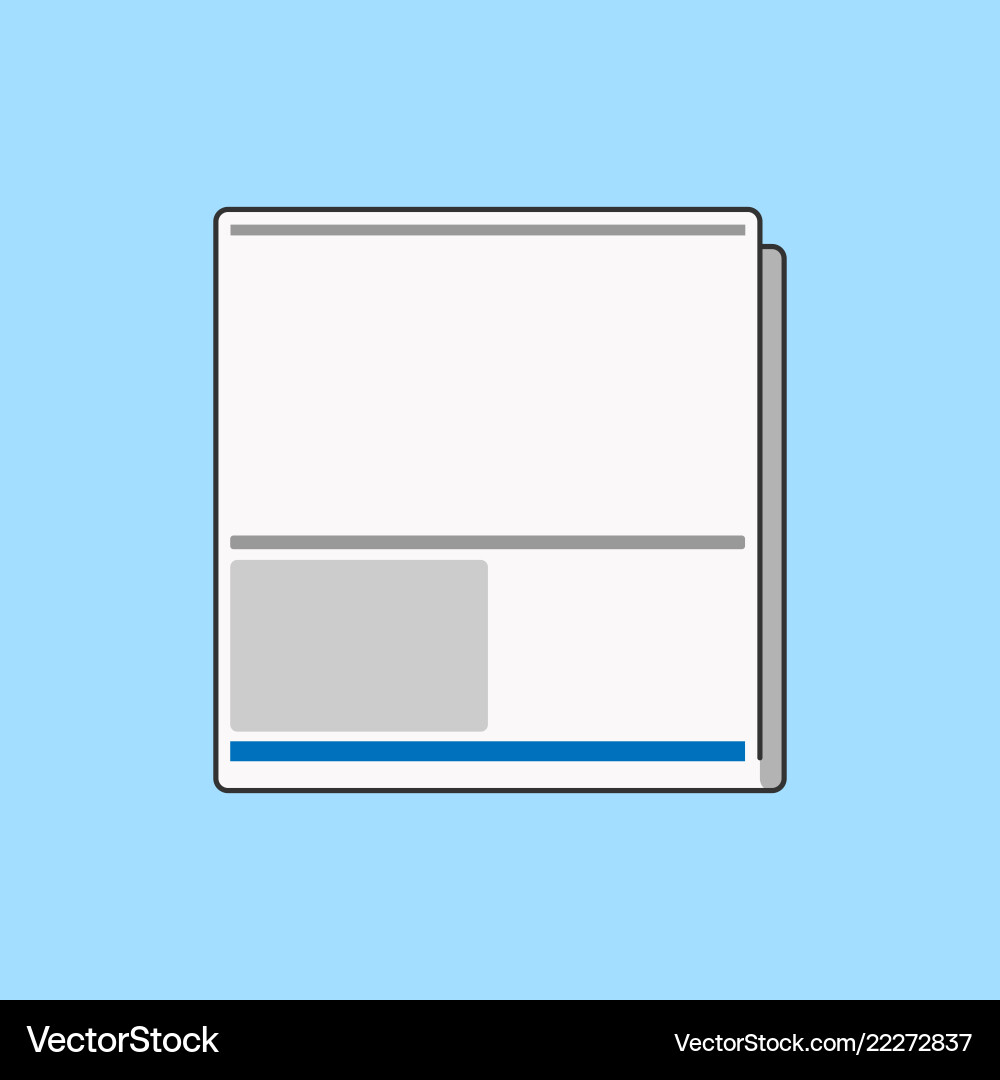Flaches Design Geschäft leer Flaches Design Geschäft leer vektorbild