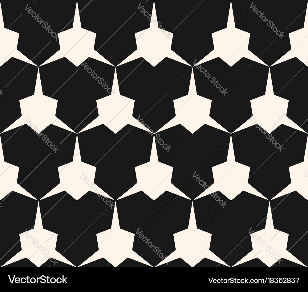 Geometric seamless pattern with triangular grid vector image
