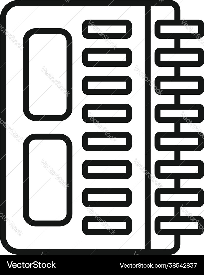 Gyroscope processor icon outline Gyroscope processor icon outline vector image