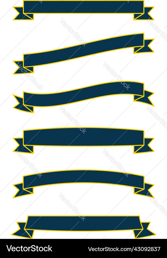 Ribbon bow tag and label element set Ribbon bow tag and label element set Vector Image
