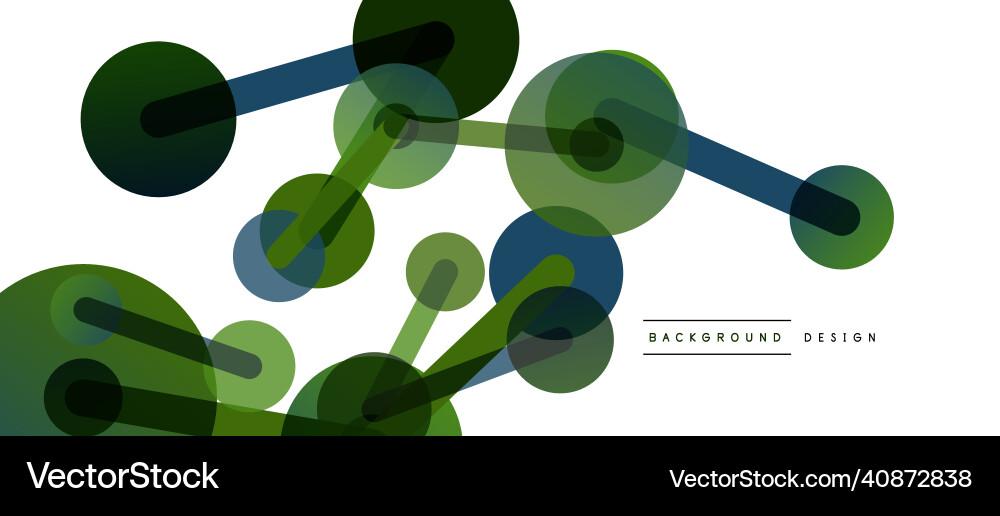 Abstract background round dots connected by lines Abstract background round dots connected by lines Vector Image