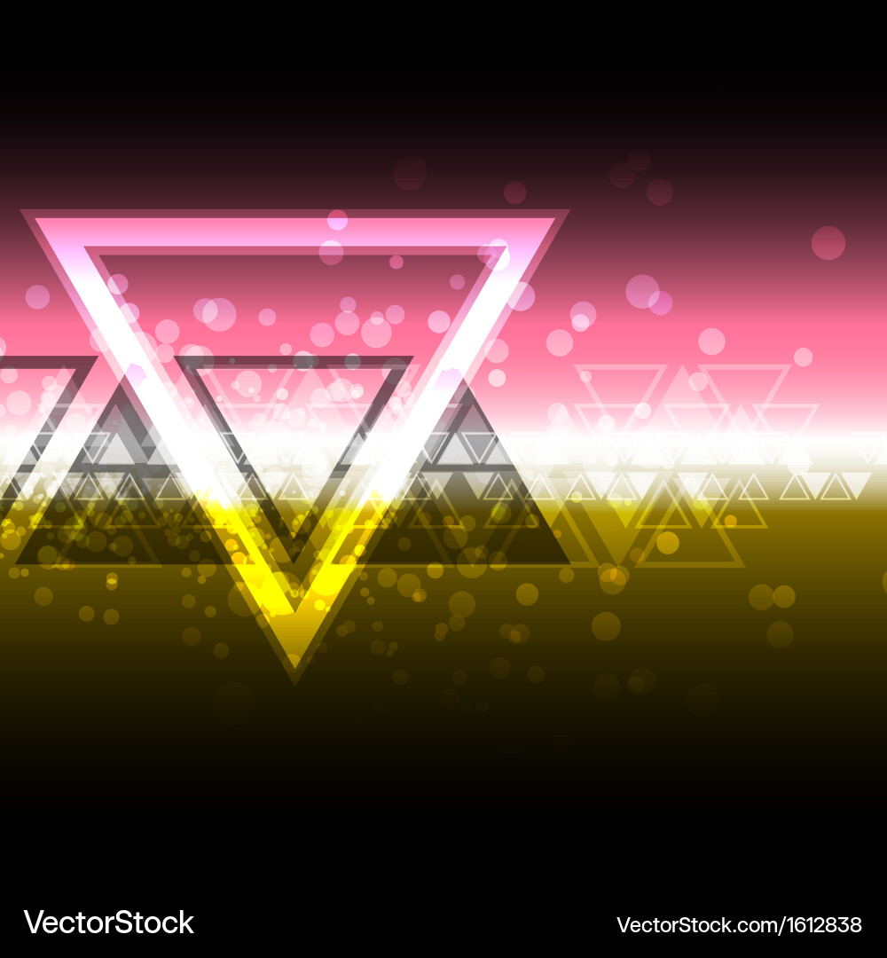 Abstract triangle background design Vector Image