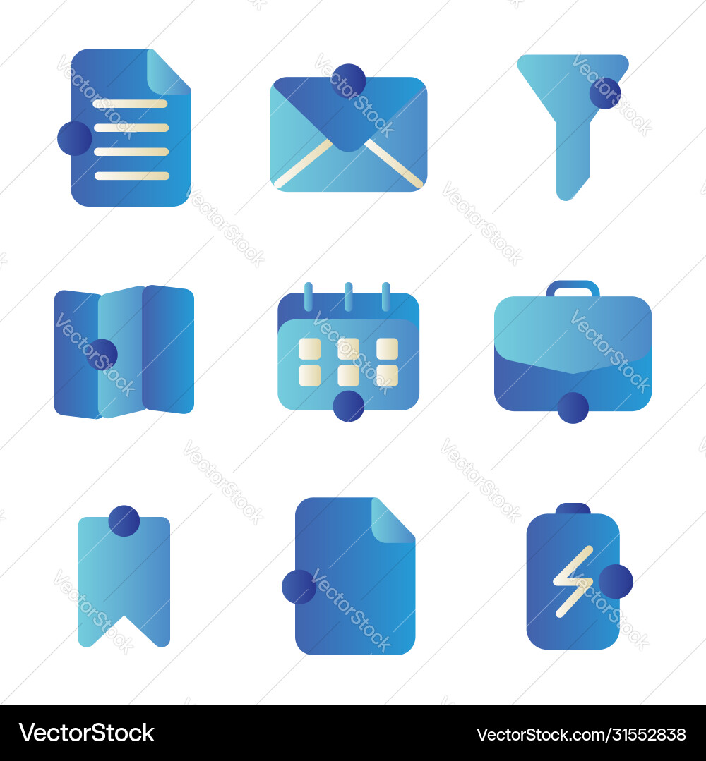 Benutzeroberflächensymbol inklusive Dokumentendateidaten Benutzeroberflächensymbol inklusive Dokumentendateidaten vektorbild