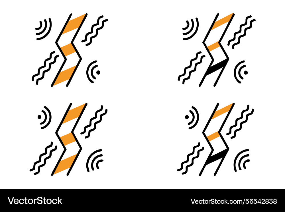 Dynamic geometric pattern of orange diagonal Vector Image