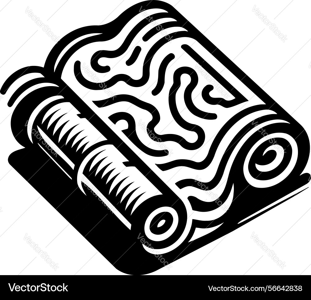X-default map with contour lines vector image