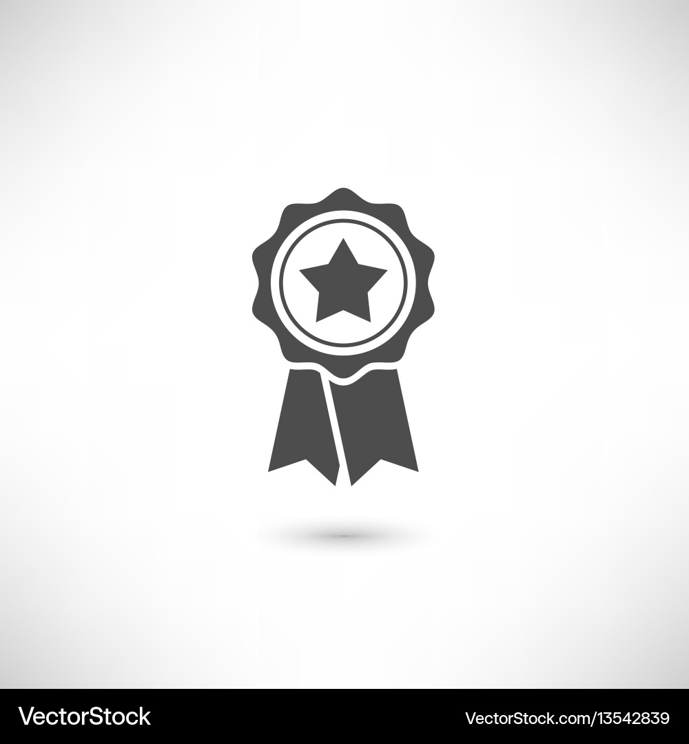 Badge star Badge star vector image