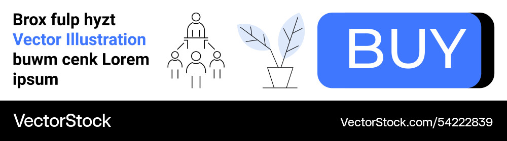Business hierarchy diagram with call-to-action Vector Image