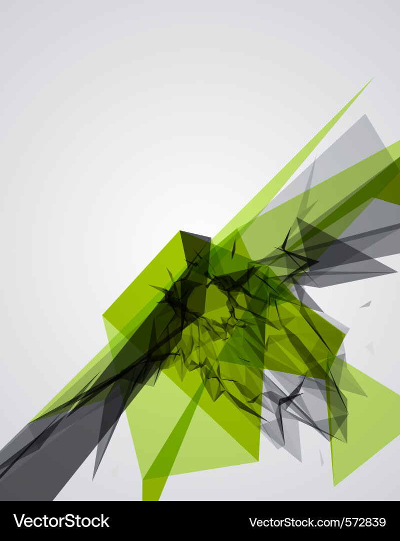 Fragmented Shatter Effect Vector Image