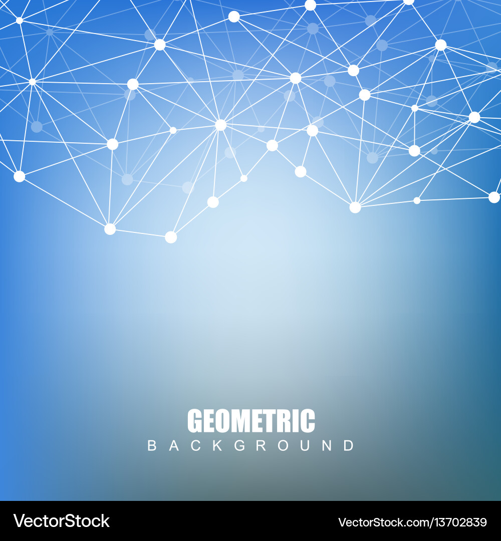 Geometric abstract background with connected line Geometric abstract background with connected line vector image