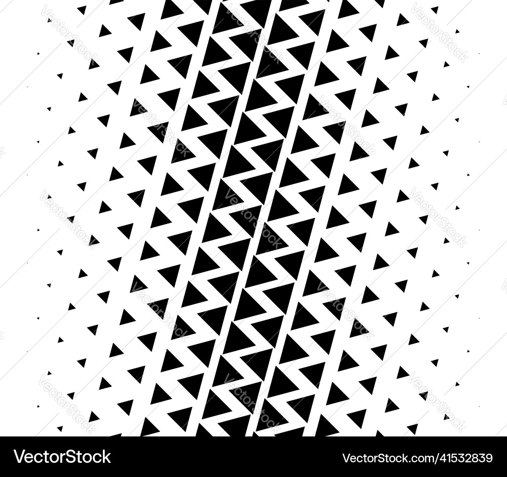 Triangle halftone texture pattern geometric Triangle halftone texture pattern geometric vector image