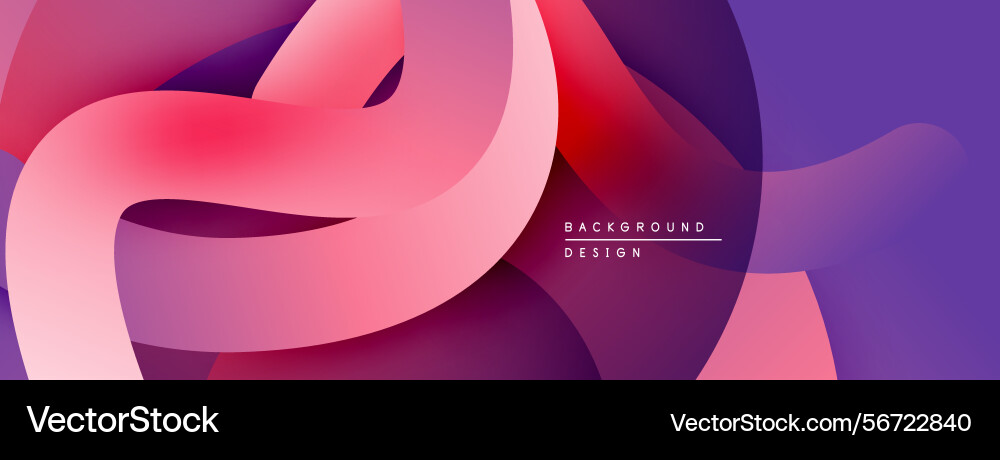 Abstract fluid shapes blend creating vibrant Abstract fluid shapes blend creating vibrant Vector Image