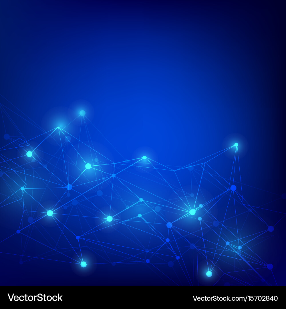 Abstract Technology Network Background vector image