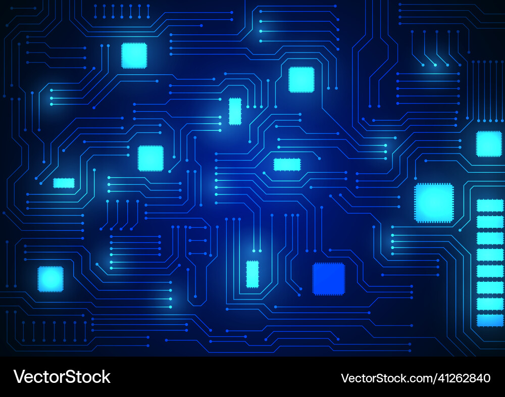 Circuit technology background with hi-tech digital Circuit technology background with hi-tech digital vector image