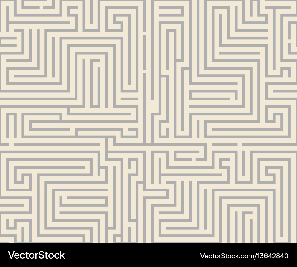 Intricity labyrinth maze nahtloses Muster Intricity labyrinth maze nahtloses Muster vektorbild