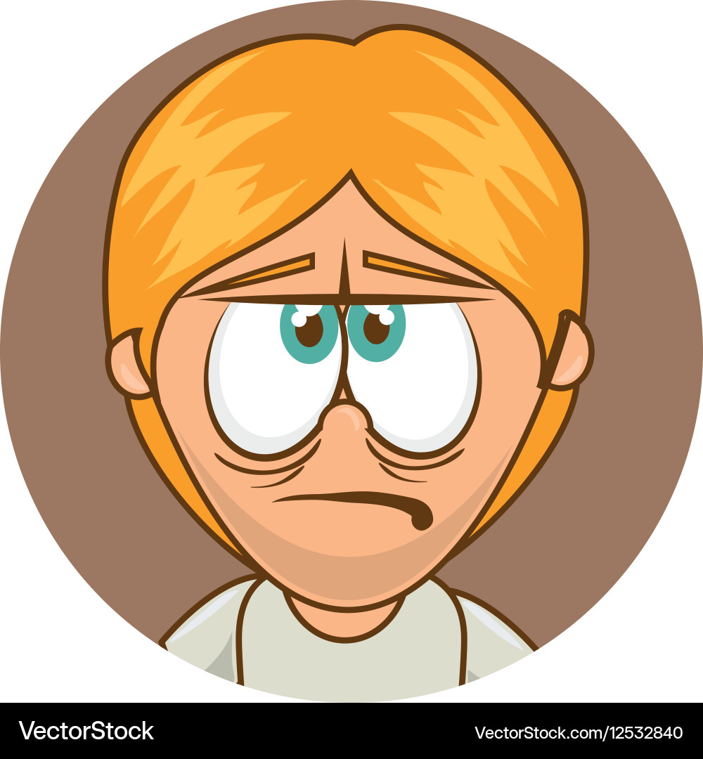 Man character sixty style Vector Image