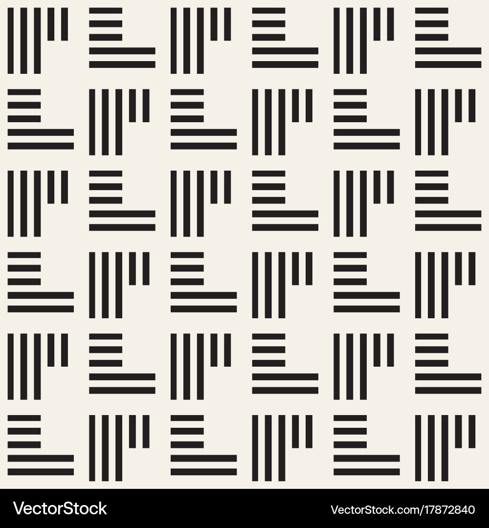 Seamless pattern with stripes abstract Vector Image