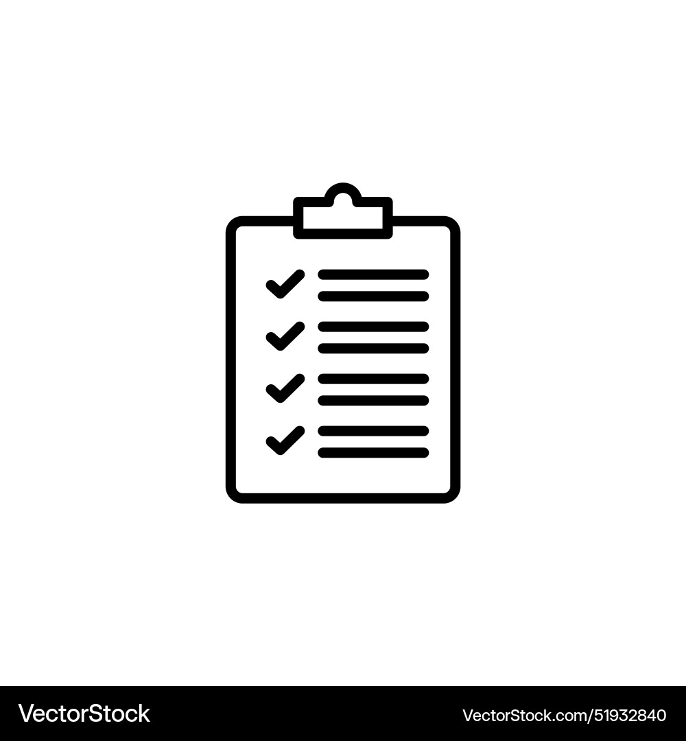 Task checklist icon perfect for productivity vector image