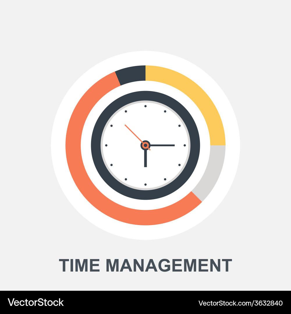 Time Scheduling vector image