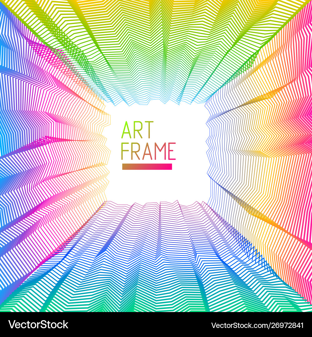 Abstract linear textured art background Vector Image