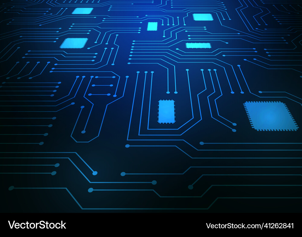 Circuit technology background with hi-tech digital Circuit technology background with hi-tech digital vector image