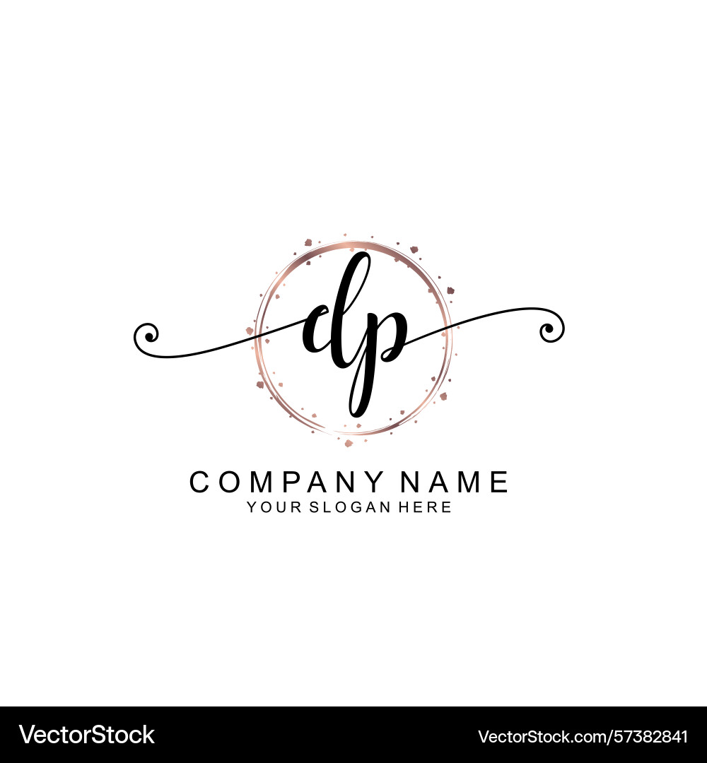 Elegant dp initial logo collection with modern Elegant dp initial logo collection with modern Vector Image