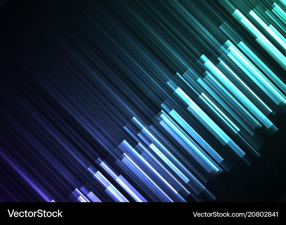 Frequency bar overlap in dark background Frequency bar overlap in dark background Vector Image