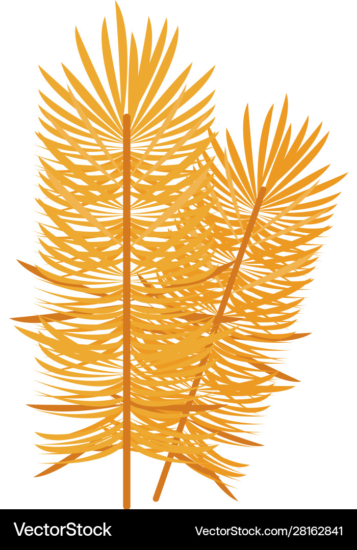 Merry christmas tree branch icon Merry christmas tree branch icon vector image