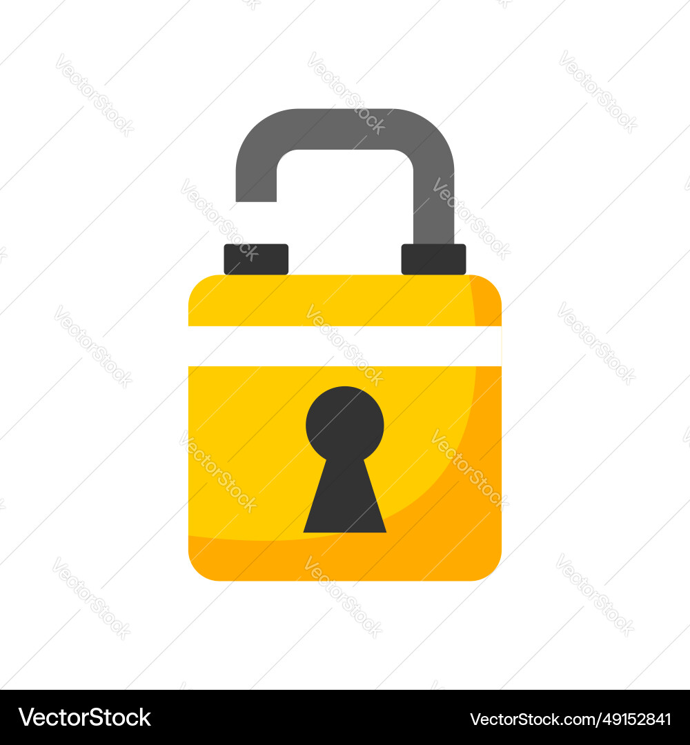 Security element flat design Vector Image