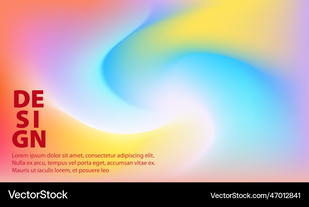 Set gradient abstract background with liquid Set gradient abstract background with liquid vector image
