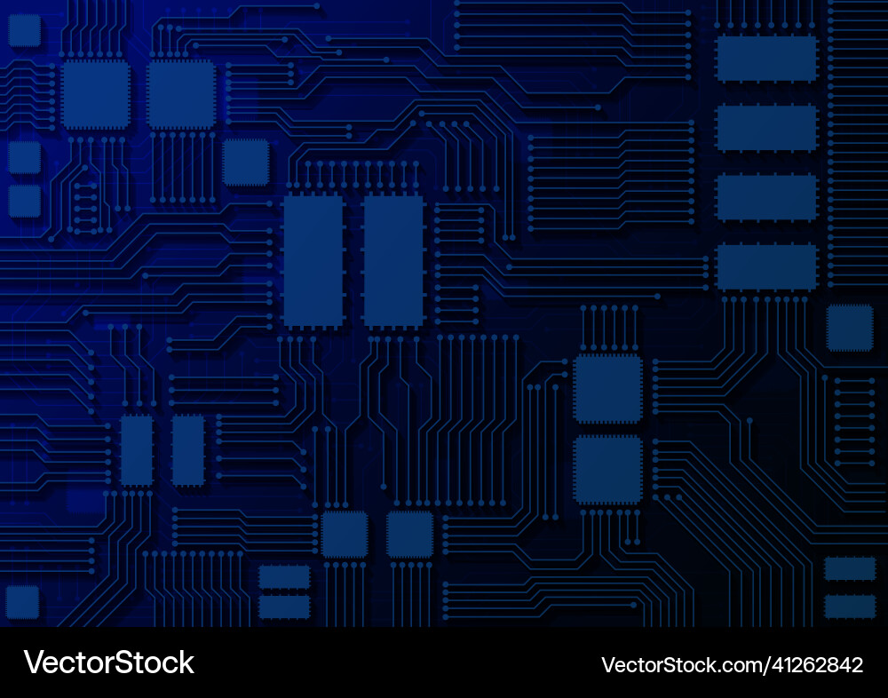 Circuit technology background with hi-tech digital Circuit technology background with hi-tech digital vector image