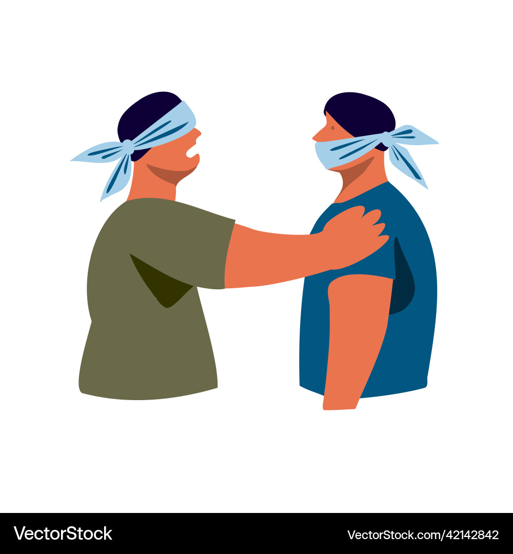 Misunderstanding due to communication problems Misunderstanding due to communication problems Vector Image