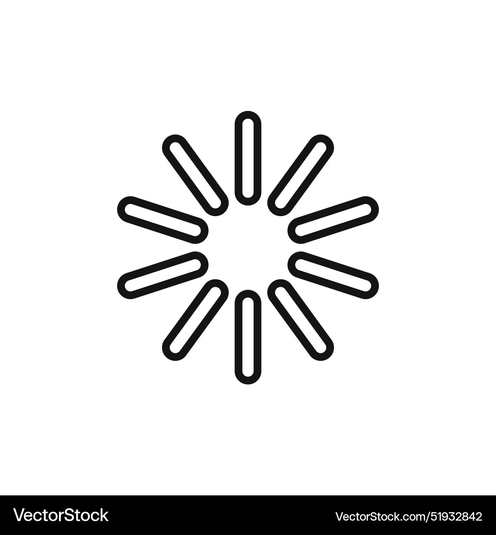 Progress loading icon ideal for waiting Vector Image