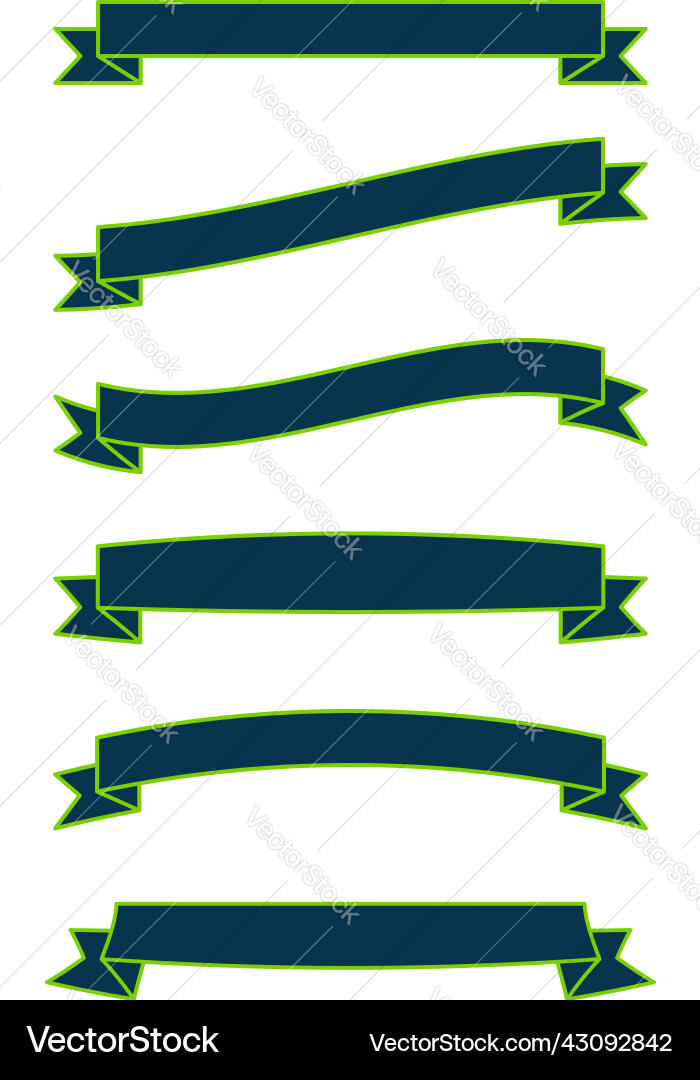 Ribbon bow tag and label element set Ribbon bow tag and label element set Vector Image
