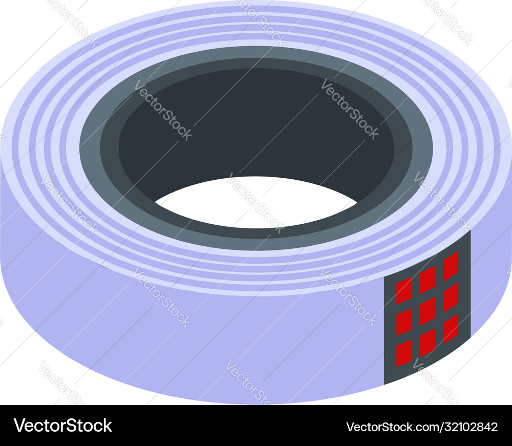 Scotch tape adhesive icon isometric style Scotch tape adhesive icon isometric style vector image