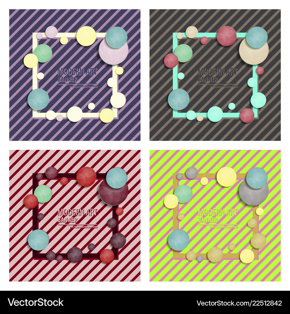 Set of abstract background for design Set of abstract background for design vector image