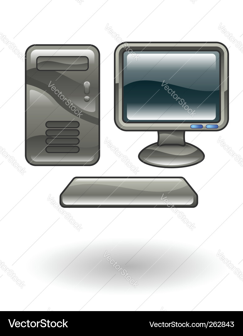 Computer Vector Image