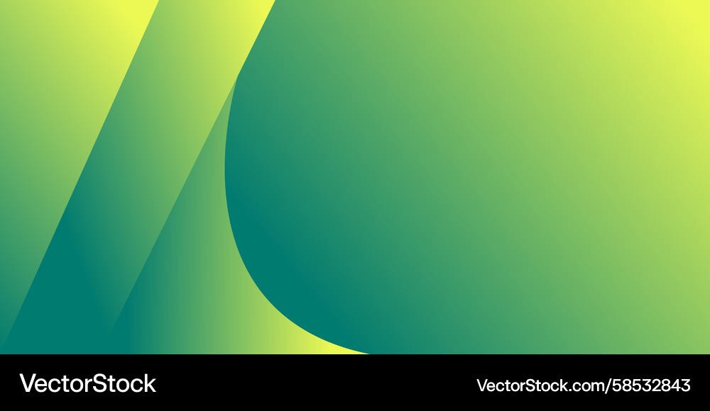 Dynamic Green Gradient Background Vector Image