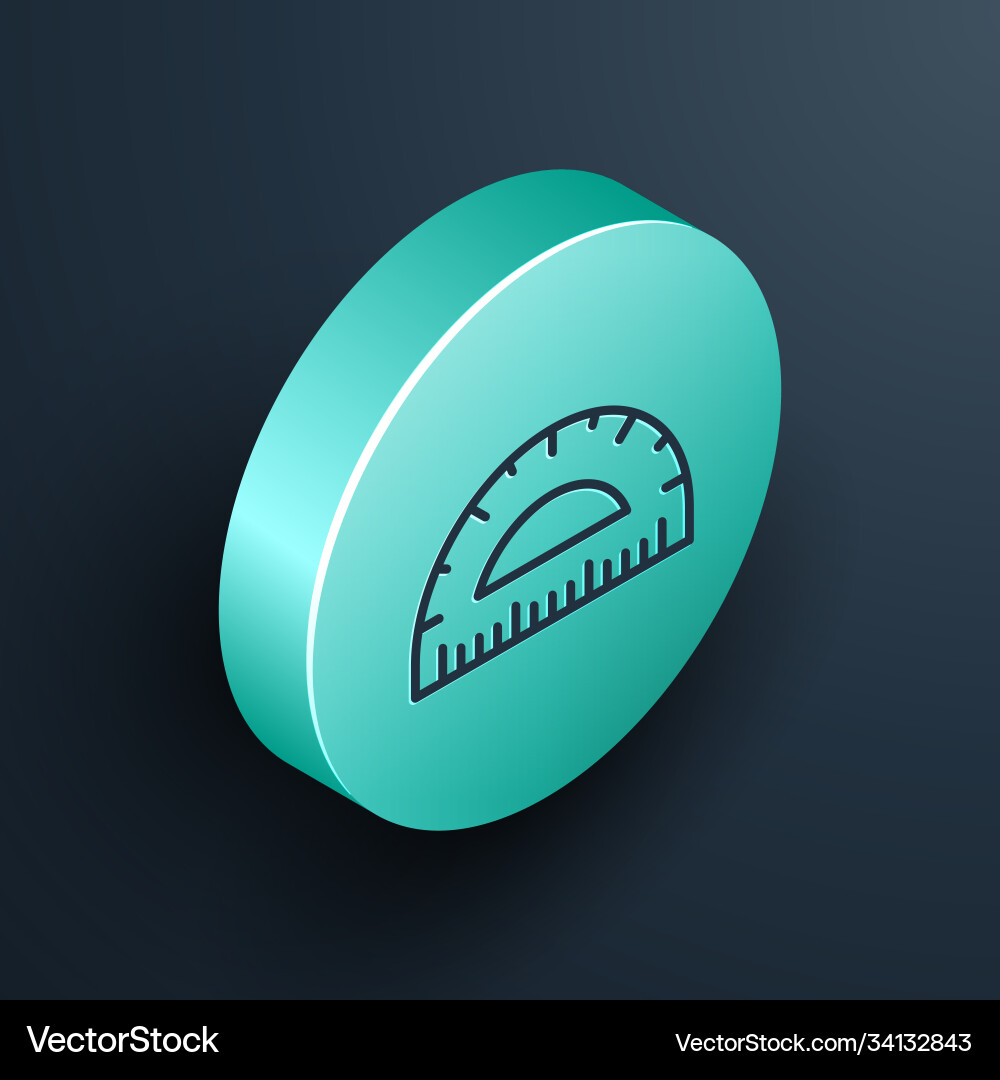 Isometric line protractor grid for measuring Isometric line protractor grid for measuring vector image